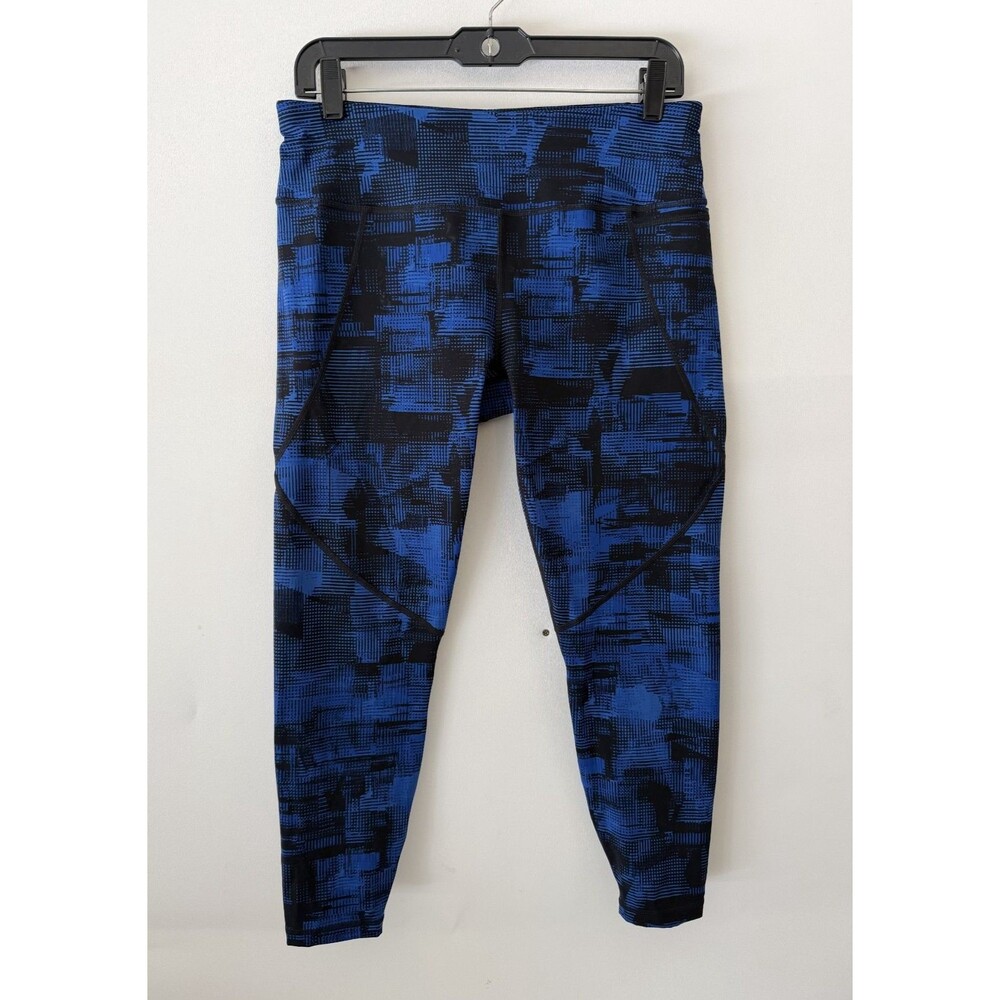 Sweaty Betty Power 7/8 Workout Leggings Women's Size 10 Blue Black